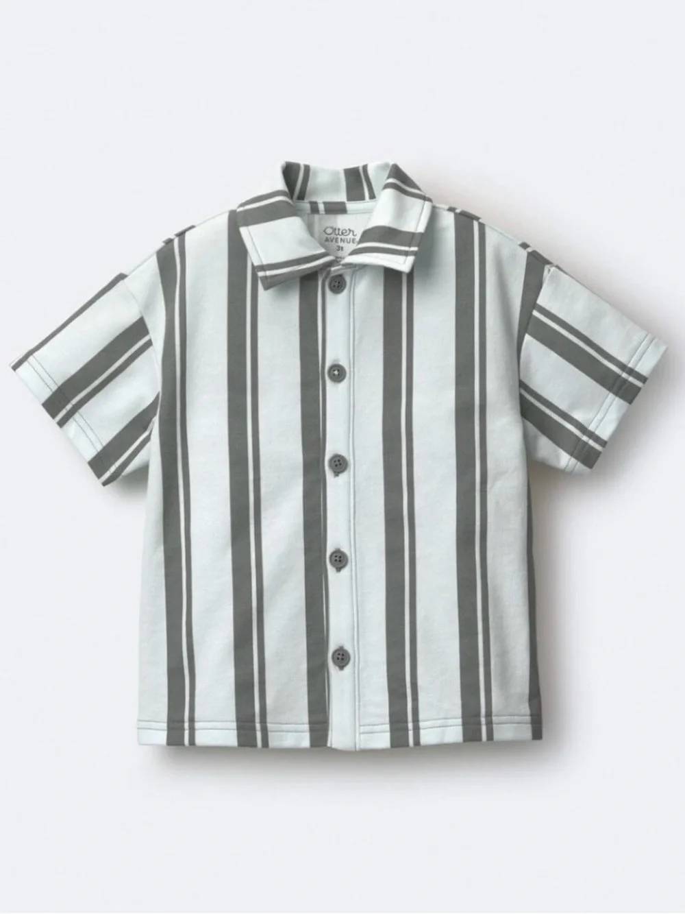 Otter Avenue Toddler Button-Down  Stripe Shirt